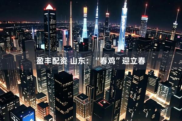盈丰配资 山东：“春鸡”迎立春