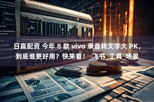 日赢配资 今年 8 款 vivo 录音转文字大 PK，到底谁更好用？快来看！_飞书_工具_场景
