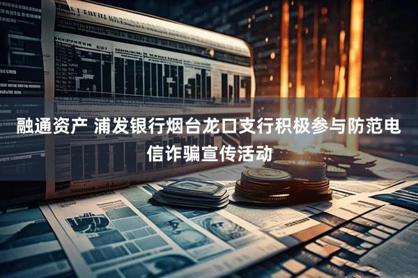 融通资产 浦发银行烟台龙口支行积极参与防范电信诈骗宣传活动